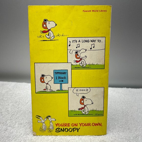 GVUC Book: "You're On Your Own, Snoopy," Charles M. Schulz, Paperback, 1975 - Picture 2 of 11